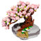 WANGCL Sakura Bonsai Tree Building Kit Creative DIY Home Décor Mini Particle Botanical Collection Building Toy Set（426Pcs）