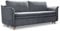 MIUFORM Dauerschlafsofa, Schlafcouch 140x200 mit Bettkasten, Couch 3 Sitzer Sofa, Sofa Grau