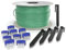 AUPROTEC Juego de cables delimitadores universales para robot cortacésped con cable de limitación de 50 m + 100 clavos + 20 conectores de cable