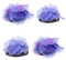 Ornamente für Aquarien, 4 Stück, Künstliche Korallen Ornament, Korallen, Unterwasser Pflanze für Fisch Tank Dekoration (Marineblau)
