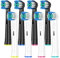 Rebeool Replacement Brush Heads Compatible with OralB Pro 3, Pro 1 Toothbrushes, Vitality Pro, Smart, Genius, Round Brush Heads, Replacement Toothbrush Refills 8 Pack