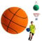 Leiser Basketball, Indoor-Training, Leiser Ball, Weiches Schaumstoffball-Spielzeug, Hochelastisch, Interaktiver Spielzeug-Basketball Für Kinder Und Erwachsene(Diameter 7.08'', Basketball Style-Orange)