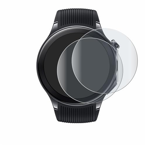 BROTECT Full-Cover Schutzfolie Matt für OnePlus Watch 2 (2 Stück) - Full-Screen Displayschutz-Folie, 3D Curved, Anti-Reflexion