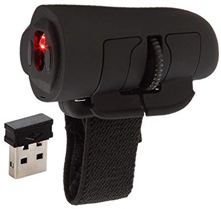 BaotyJie Souris Trackball USB avec Doigt pour Ordinateur de Bureau et Portable, Noir