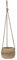 Bloomingville Cari Blumentopf, hängend, Natur, Keramik, Durchmesser 14 cm x Höhe 11 cm