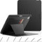 SEYMAC stock Coque pour iPad Air 13 Pouces M3/M2 2025/2024, Étui de Protection Anti-Chute avec Porte-Crayon, [Multi-Angles] Support Magnétique & Fente pour Carte, Veille/Réveil Automatique (Noir)