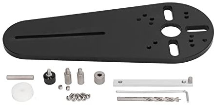 Circle Cutting Jig, Engineering Plastics Adjustable Radius Multiple Shapes Plunge Router Jig Kit for Plunge Router Electric Hand Trimmer Wood Router Woodworking