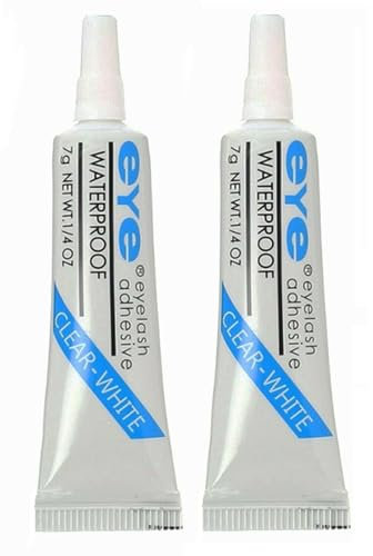 THE ISMA Quick -Set Striplash Adhesive, 7g x 2 Eyelashe Glue False Eyelash Glue Adshesive Strong Clear Lash Glue