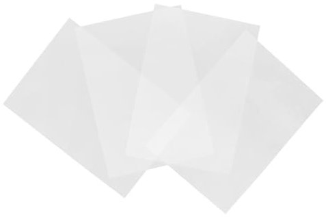 BELLIFFY 4stücke Nachtleuchtende Schrumpffolie Halbdurchsichtige -freundliche Hitzeschrumpfblätter Für Kreative Bastelprojekte Für Individuelle Dekorationen Und