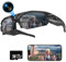 UYIKOO Mini Kamera Sonnenbrille, WiFi Kleine Kamera Sport Kamerabrille 1080P HD Mikro Videokamera mit UV Schutz Polarisierte Schießkamerabrille Unterstützt iOS & Android für Outdoor Sport