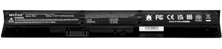 WLTree RI04 RI06XL 811063-421 811346-001 Batterie pour HP ProBook 450 455 470 G3 Envy 15-Q001TX P3G15AA-AX P3G16AA HSTNN-DB7B PB6Q LB6Z Q94C Q95C Q97C R104 RIO4 RIO6XL 805294-001 Notebook Battery