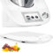 URHRHU Planche Coulissante pour Thermomix TM6/TM5 Planche Support pour Thermomix en Acrylique Slider avec Roulettes Protège la Balance TM5 & TM6 Compatible avec Blenders, Machines à Café