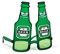 Beer Bottle Hawaiian Sunglasses Fancy Dress Oktoberfest Beach Party Accessory BA278 Beer Bottle Glasses, Unisex-Adult, One Size