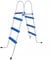EZ Pack - DURABLE 3 Step Pool Ladder For Above Ground Swimming Pool and Inflatable Paddling Swimming Pool Portable, Anti-slip for Safe Access