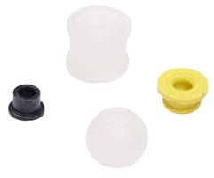 SUZWELT Kit de reparación de palanca de cambios para VW Transporter T4 Caravelle. Conector de conmutación con bola. Juego de 4 piezas de reparación 171711166 (10796)