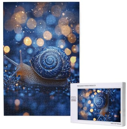 Puzzle 5000 Teile Tier Puzzles für Erwachsene Schnecken HD Puzzel Anspruchsvolles und Lustig Kreatives Unterhaltungsspiel, DIY Holzpuzzle für Erwachsene Als Feiertage Geschenk fur Frauen M-1831
