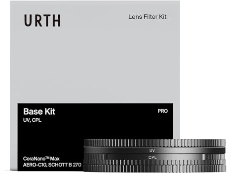 Urth 52 mm UV and Polarising Filter Kit 2-in-1 (Pro) | 34-Layer Nano-Coating, HD Optical Glass for Superior Image Clarity, Professional CPL Polarisation and UV Protection Filters