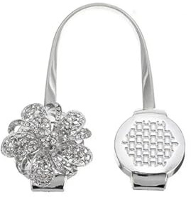 1pc Magnet Vorhang Raffhalter funkelnden Krawatte Seil Blume Typ Gardinen dehnbar Schnalle Home Decor