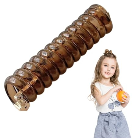 Hair Coils – Haarspange mit Telefonkabel für Pferdeschwanz – Haarspange mit Kordel, die das Haar nicht beschädigen, für Sport, Schule, Alltag, Mädchen und