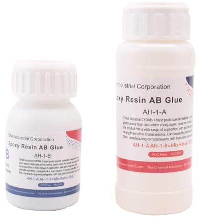 Akfldms AB Carbon Fiber Repair Epoxy Resin Strong Glue for Car Bicycle Parts Epoxy Resin Transparente Kit A100g-B27g