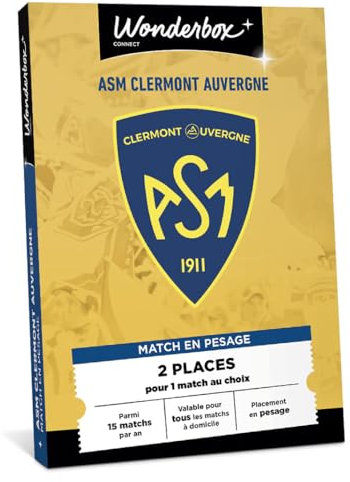 Ticketbox - Asm Clermont - Match en Pesage - Coffret Cadeau - Idée Cadeau Divertissement