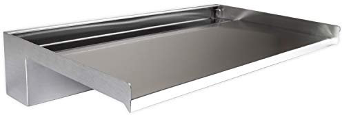 Köhko Aquafall 24203-50 Waterfall (Length 45 cm) with Extra Long Spout Lip 20 cm Matte Stainless Steel