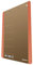 DONAU LIFE 2710001FSC-12 Klemmbrett/ Schreibbrett/ Clipboard/ Klemmbrettmappe A4 Hart-Karton/Pappe mit Metallclip/ Starke Klemme mit abgerundeten Ecken| Farbe - Orange/ ideal für Büro Schule und Zuhau