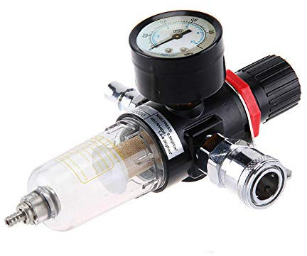Mdurian 1/4 Pressione aria separatore acqua Riduttore di pressione per compressore pneumatico Componenti Filtro regolatore Lubrificatore Trappola gas processore