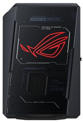 ASUS NUC 15 ROG, Gaming Intel Core U7 255HX, RAM 96 GB DDR5-6400, Nero | SSD M.2, Scheda Grafica NVIDIA GeForce RTX 5060, Wi-Fi 7, Bluetooth 5.4, Compatibile con Windows 11 Home