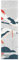 LDIYEU Japan Sonne Wolkenkran Skateboard Griptape rutschfest Selbstklebend Longboard Griptapes Aufkleber Griffband 33X 9(1pcs)
