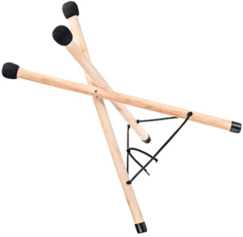Alipis Hand Pan Drum Rack Display Stand Holz Zunge Trommel Halterung Seil Einstellung