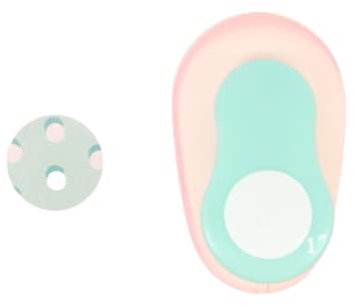 Craftelier - 2,5 cm Kreisstanzer mit Hebelpresse – Formlocher für Papierbastelarbeiten, runder Locher für Scrapbooking, DIY-Karten und Tagebücher, Mini-Locher für Papier und Karton.