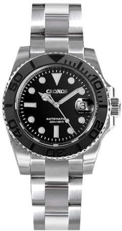 NIADI Vintage PT5000 Edelstahl Taucher Herrenuhr Keramiklünette 20ATM wasserdicht blau Kleid Armbanduhren, farbe 1, modisch