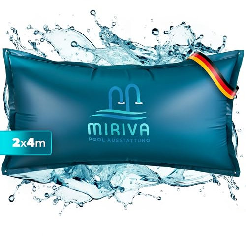 IVEUM Coussin de piscine d'hiver, 2 m x 4 m, pour l'hivernage, couverture de piscine d'hiver, coussin d'air pour piscine, 2 m x 4 m