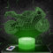 Nachttischlampe - Touch-Nachtlicht Moto Sportive 3D-LED-Lampe Illusion, Geschenkidee Weihnachten Geburtstag Junge und Mädchen Nachttischlampe Kinder- oder Erwachsenenzimmer