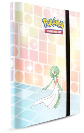 Ultra Pro Carpeta Profesional de 9 Bolsillos Gallery Series Trick Room para Pokémon, Correa elástica Vivid Full-Art de Gran Capacidad de Carga Lateral