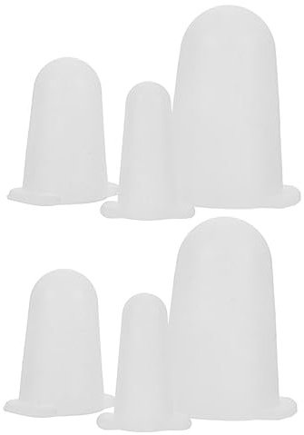 ABOOFAN 6piezas Fundas Flexibles De Silicona Para Boquillas Pastelera Tapas Boquilla Manga Unidades Protectoras Para Decoración