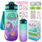 MOMSIV Handwerk Geschenke für Mädchen 5 6 7 8 9 10 Jahre, DIY Trinkflasche Set Spielzeug mit Glitter Diamond Painting Einhorn Aufkleber, Handwerk Wasserflasche Kits für Kinder Geburtstag Geschenk