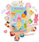 SONNY ANGEL Sticker Pack Serie 1 - Caja de 20 pegatinas