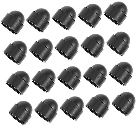 JEWEDECO 20stücke Schrauben-kuppelschutzkappen Aus Nylon Für Sechskantschrauben-mutternkappen Schraubenschutzkappen Und Mutternschutzkappen Installieren Und Tragbar Für Industrie Und Möbel