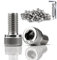 TXXATX 12 Pezzi Viti a Testa Cilindrica M8x20 mm Bulloni DIN 912 Acciaio Inox A2 V2A Bullone M8 Viti a Brugola Filettatura Totale per Manutenzione di Macchinari per Mobili