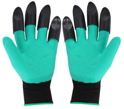 Krallen Handschuhe, 1 Paar, wasserdichte Gartenhandschuhe mit Krallen, Superior-Grip Arbeitshandschuh Multi, Arbeitshandschuhe Herren Arbeitshandschuhe Damen, Passend für die Meisten