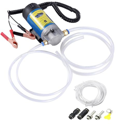 100W 12V Oil Extractor Pump, Electric Diesel Pump Oil Transfer Extractor Fluid Siphon Car Motorbike