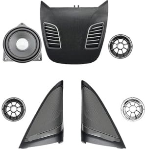 Kompatibel for BMW G30 G31 – Plug & Play Audio Upgrade Kit mit Lautsprecher, Subwoofer, DSP-Verstärker und HK-Abdeckung(G30 4Horn 3Cover)