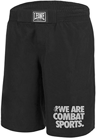 LEONE 1947, Basic Pantaloncino MMA, Unisex – Adulto, Nero, XL, AB795