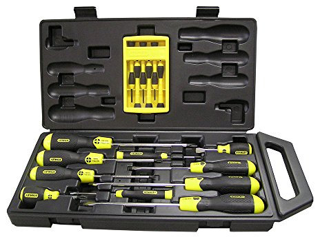 Stanley Cushion Grip Screwdriver 16-Pieces Set
