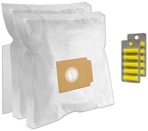 PakTrade SPARSET - 10 Duftstäbchen + 10 Staubsaugerbeutel geeignet für EIO 80, 88 Serie, BS 97 Serie, 98, EIO BS 47/. … 52/. Serie, EIO BS 57/5, BS 57/6, BS 57/7, BS 57/8, BS 57/10, BS 57/11