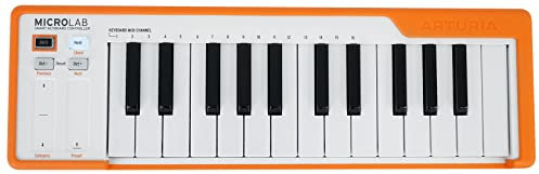 Arturia Microlab Arancione – Controller a Tastiera Compatto di 25 Note