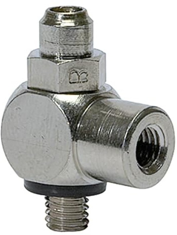 RIEGLER 106967-359.038-3/8 Drosselventil, Drosselung beidseitig (»B«), G 3/8 IG, G 3/8, 1Stk