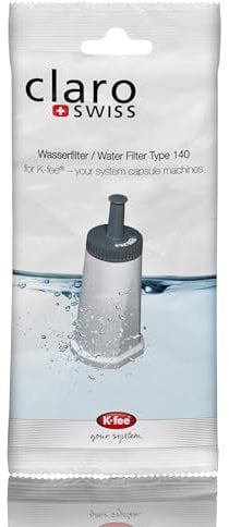 K-fee Claro Swiss Wasserfilter Typ 140 für Kapselmaschinen von K-fee – your System, verringert Kalkablagerungen und schützt Ihre Kaffeemaschine